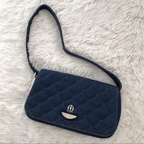 💕 Michel Angelo Denim Shoulder Bag 💕 - Picture 3 of 6